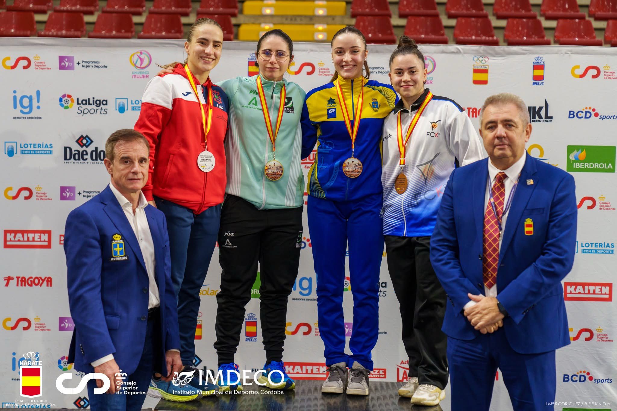 Extraordinarios resultados en el Campeonato de Espa&ntilde;a Cadete, J&uacute;nior y Sub21, celebrado en C&oacute;rdoba
